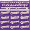 Custom Purple White Pinstripe Old Gold Authentic Baseball Jersey