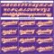 Custom Purple White Pinstripe Orange Authentic Baseball Jersey