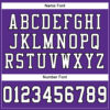 Custom Purple White-Black Mesh Authentic Football Jersey