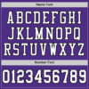 Custom Purple White-Black Mesh Authentic Football Jersey