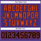 Custom Purple Black-Orange Authentic Baseball Jersey