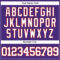 Custom Purple White-Red Authentic Baseball Jersey