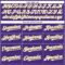 Custom Purple White-Old Gold Authentic Baseball Jersey