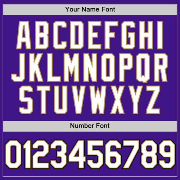 Custom Purple Old Gold-Black Authentic Throwback Baseball Jersey