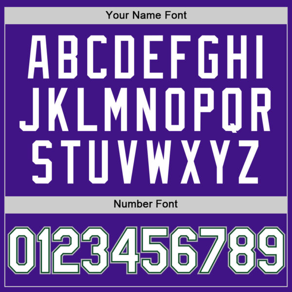 Custom Purple Green-Gray Authentic Throwback Baseball Jersey