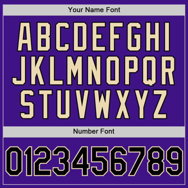 Custom Purple Black-Cream Authentic Throwback Baseball Jersey