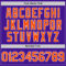 Custom Purple Orange-White Mesh Authentic Throwback Baseball Jersey