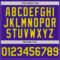 Custom Purple Yellow-Kelly Green Mesh Authentic Throwback Baseball Jersey