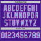 Custom Purple Light Blue-Pink Mesh Authentic Throwback Baseball Jersey