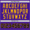 Custom Purple Black-Gold Mesh Authentic Throwback Baseball Jersey