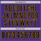 Custom Purple Black-Gold Authentic Baseball Jersey