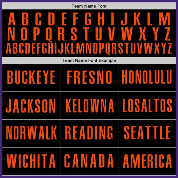 Custom Purple Black-Orange Authentic Baseball Jersey