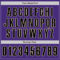Custom Purple Black-Cream Authentic Baseball Jersey