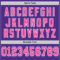 Custom Purple Pink-White Mesh Authentic Throwback Football Jersey