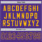 Custom Purple Gold Mesh Authentic Throwback Football Jersey