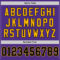 Purple0687-3 Custom Purple Black-Gold Mesh Authentic Throwback Football Jersey