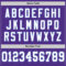 Purple0688-3 Custom Purple White-Light Blue Mesh Authentic Throwback Football Jersey
