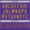 Purple0699-3 Custom Purple Old Gold-Black Mesh Authentic Throwback Football Jersey