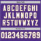 Purple0701-3 Custom Purple White-Old Gold Mesh Authentic Throwback Football Jersey