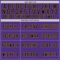 Purple0744-2 Custom Purple Black-Old Gold Mesh Authentic Throwback Football Jersey