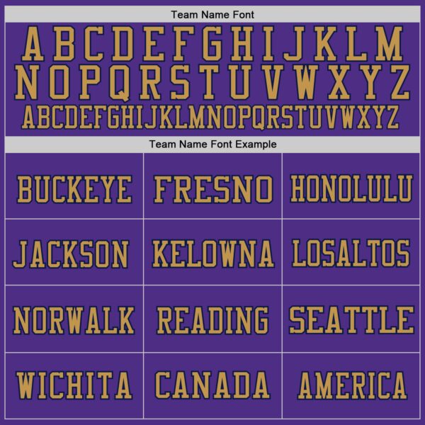 Custom Purple Navy-Old Gold Mesh Authentic Throwback Football Jersey