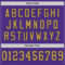 Purple0749-3 Custom Purple Old Gold-Navy Mesh Authentic Throwback Football Jersey
