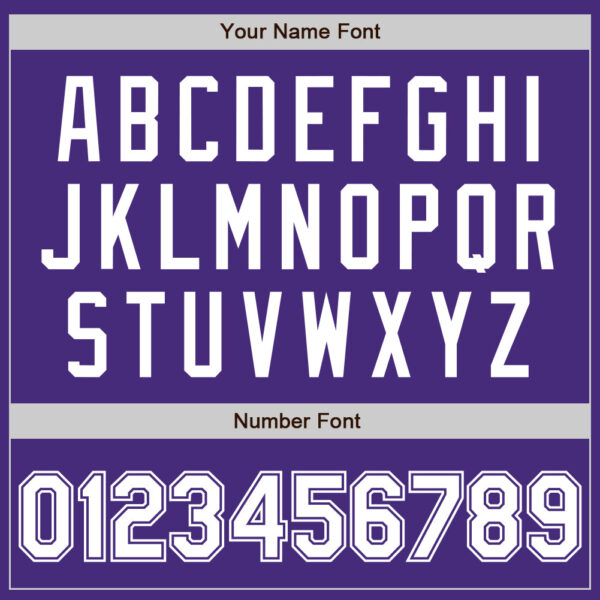 Custom Purple White Authentic Baseball Jersey