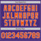 Custom Purple Orange-White Authentic Baseball Jersey