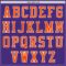 Custom Purple Orange-White Authentic Baseball Jersey
