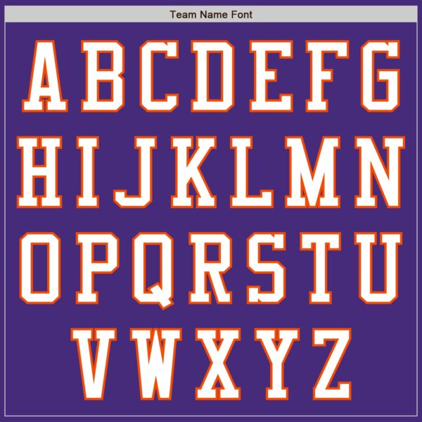 Custom Purple White-Orange Authentic Baseball Jersey