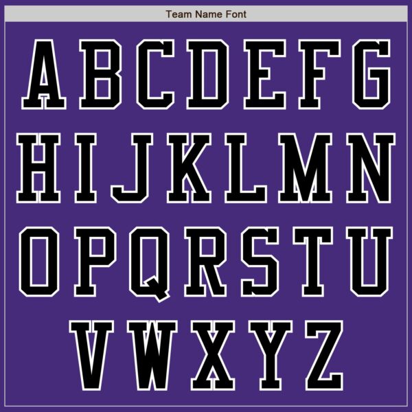 Custom Purple Black-White Authentic Baseball Jersey