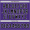 Custom Purple Black-White Authentic Baseball Jersey