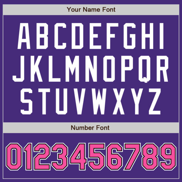 Custom Purple Pink-Black Authentic Baseball Jersey