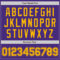 Custom Purple Gold Authentic Baseball Jersey