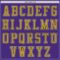 Custom Purple Old Gold Black-Cream Authentic Baseball Jersey