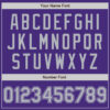 Custom Purple Gray Authentic Baseball Jersey