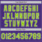 Custom Purple Neon Green-White Authentic Baseball Jersey