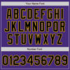 Custom Purple Black-Gold Authentic Baseball Jersey