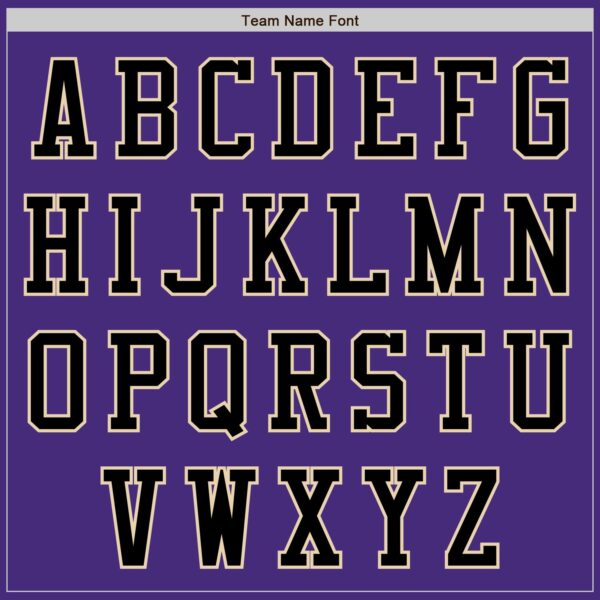 Custom Purple Black-City Cream Authentic Baseball Jersey