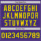 Custom Purple Yellow-Kelly Green Authentic Baseball Jersey