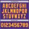 Custom Purple Yellow-Pink Authentic Baseball Jersey