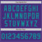 Custom Purple Teal Authentic Baseball Jersey