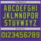 Custom Purple Neon Green Black-Old Gold Authentic Baseball Jersey
