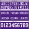Purple0857-3 Custom Purple White Authentic Football Jersey