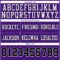 Purple0862-3 Custom Purple Black-White Authentic Football Jersey