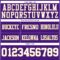 Custom Purple White-Old Gold Authentic Football Jersey