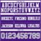 Custom Purple Gray-White Authentic Football Jersey