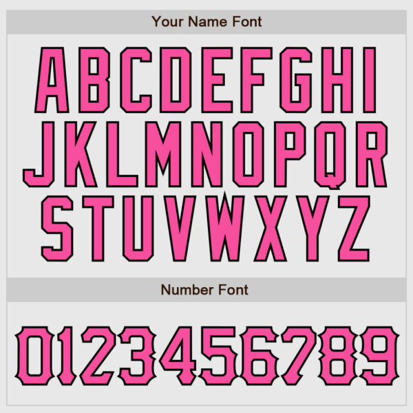 Custom White Black Pinstripe Pink-Black Authentic Raglan Sleeves Baseball Jersey