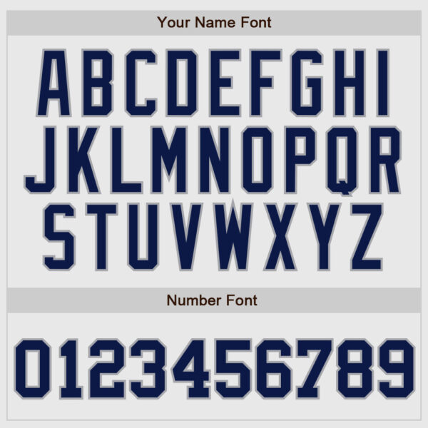 Custom White Navy Pinstripe Navy-Gray Authentic Raglan Sleeves Baseball Jersey