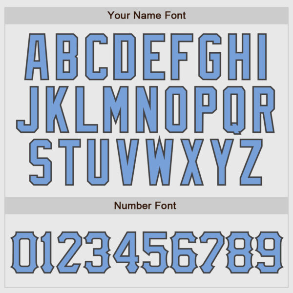 Custom White Light Blue Pinstripe Light Blue-Steel Gray Authentic Father's Day Raglan Sleeves Baseball Jersey